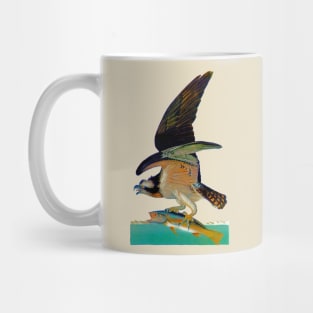 John J. Audubons Fishing eagle Mug